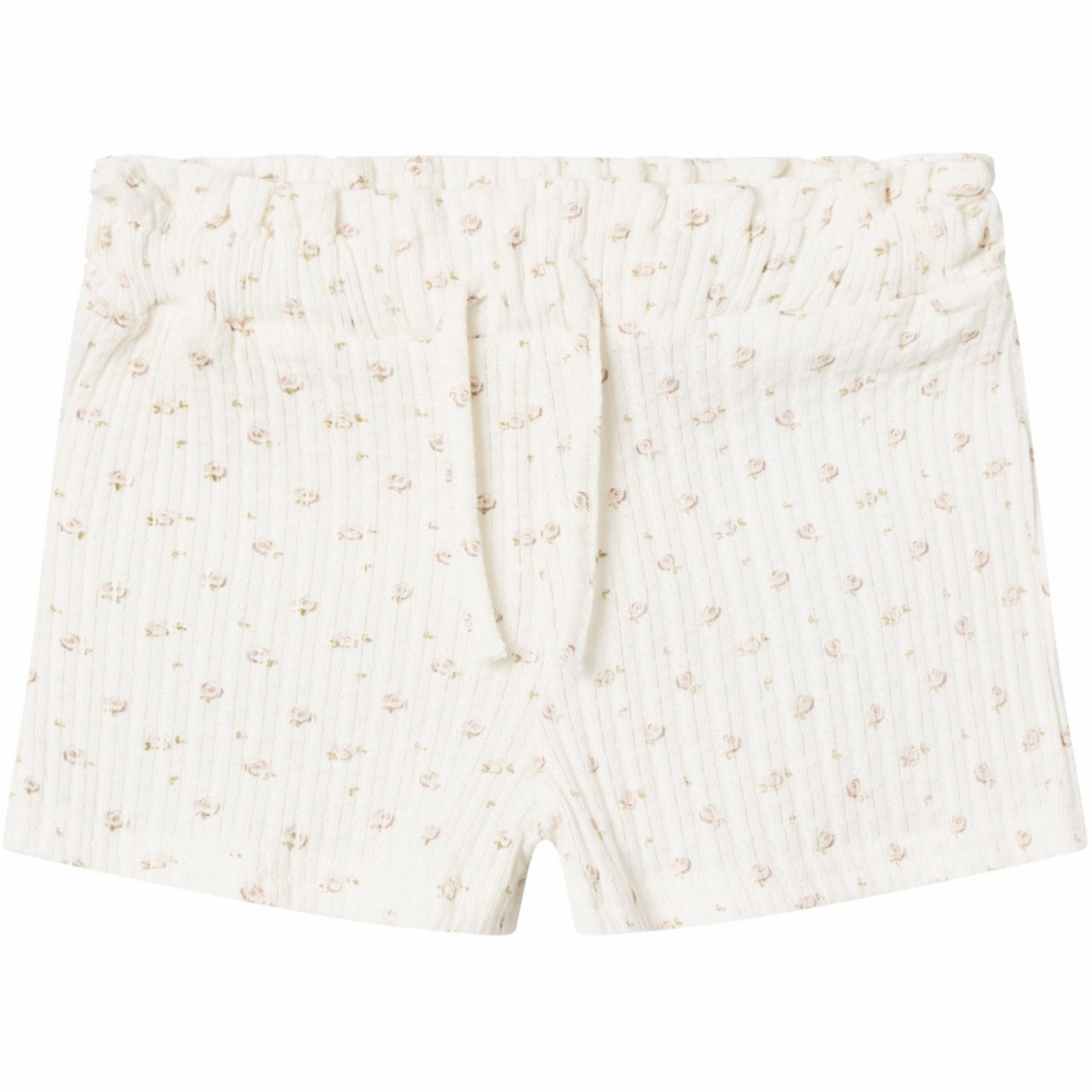 Lil'Atelier Coconut Milk Hulla Loose Shorts Static Resistant Fibers