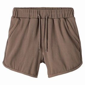 Lil'Atelier Coffee Quartz Fagmo Loose Swim Shorts UPF50 Rating Lightweight Padding