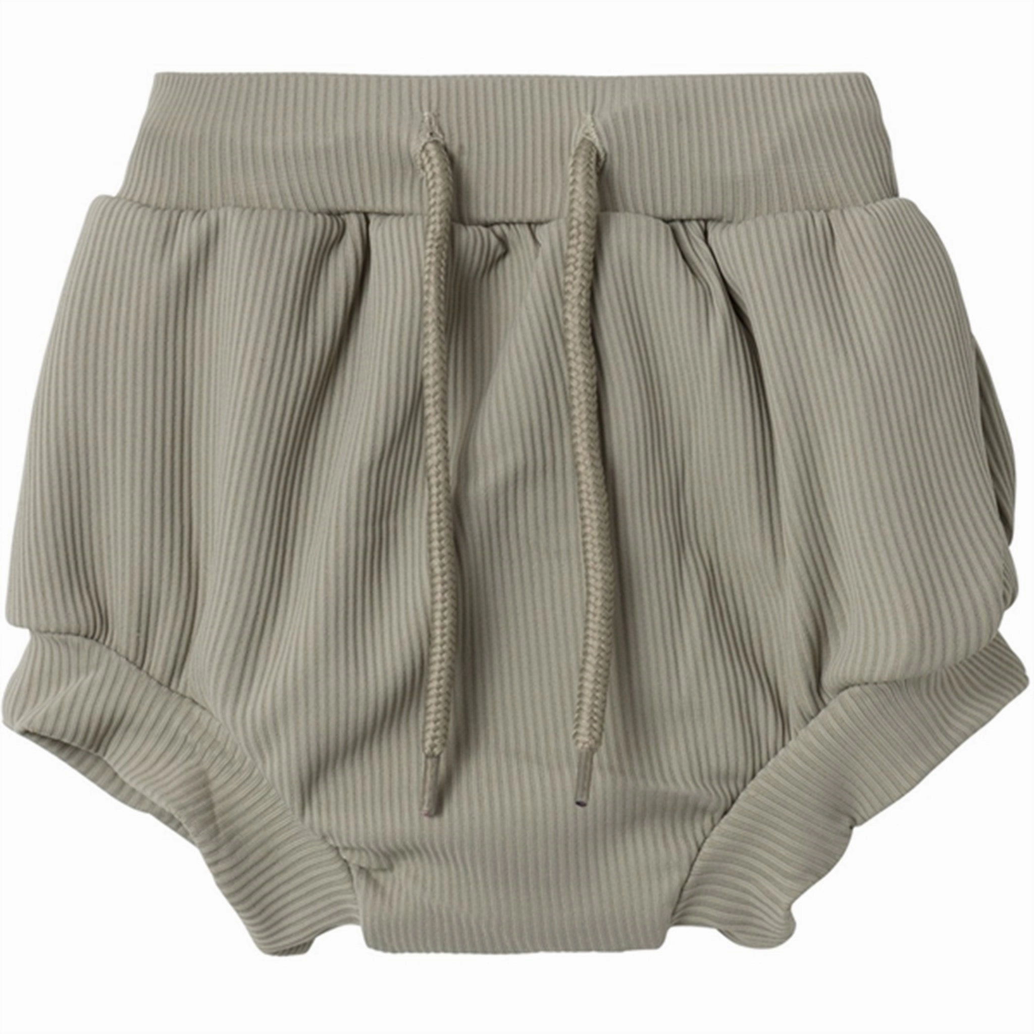 Lil'Atelier Dried Sage Farley Swim Bloomers Drag Resistant Texture