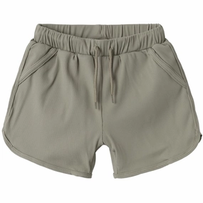 Lil'Atelier Dried Sage Farley Swim Shorts Rash Free Surface Texture E-Commerce