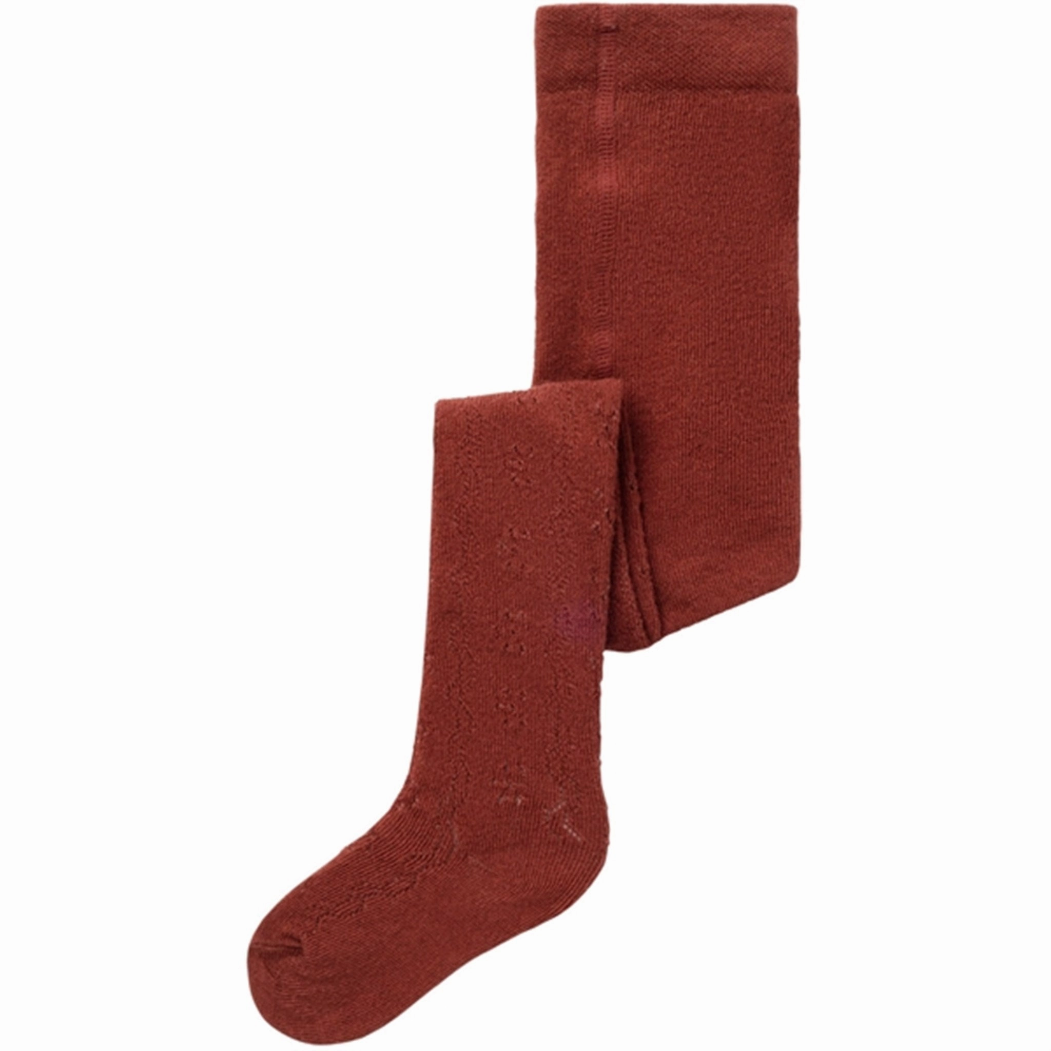 Support Fit Lil'Atelier Fired Brick Ilso Roa Pointelle Tights