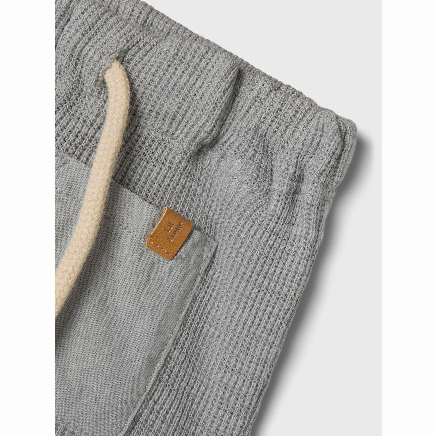 Lil'Atelier Limestone Honjo Shorts Flexible Stretch Waist