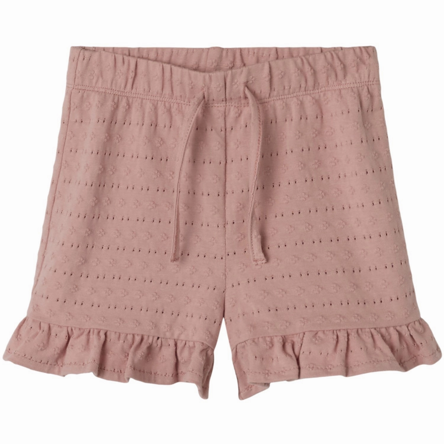 Lil'Atelier Misty Rose Jamla Shorts Classic Fit Secure Zipper Closure