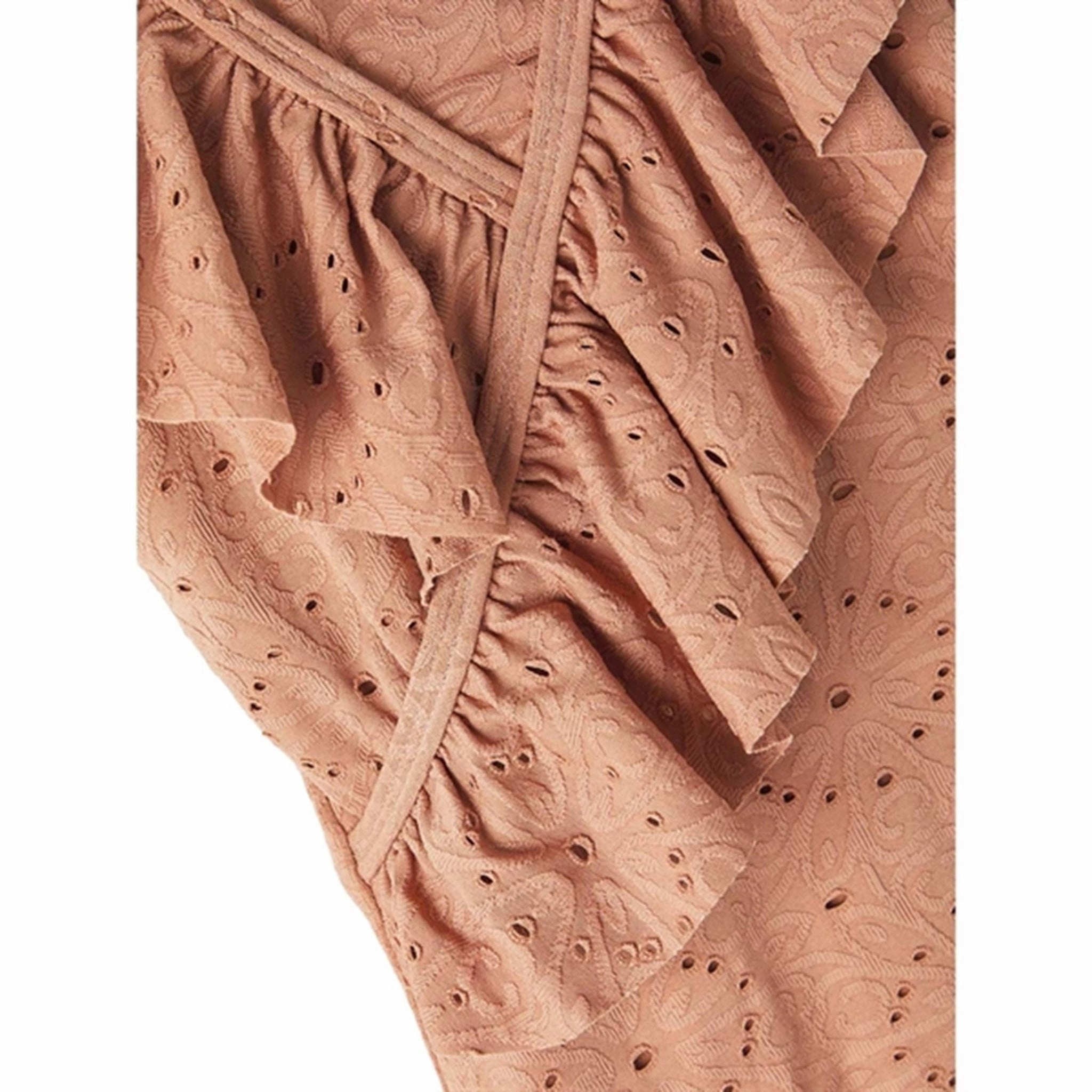 Anti Pilling Surface Treatment Seaside Escape Lil'Atelier Mocha Mousse Fabiola Swimsuit