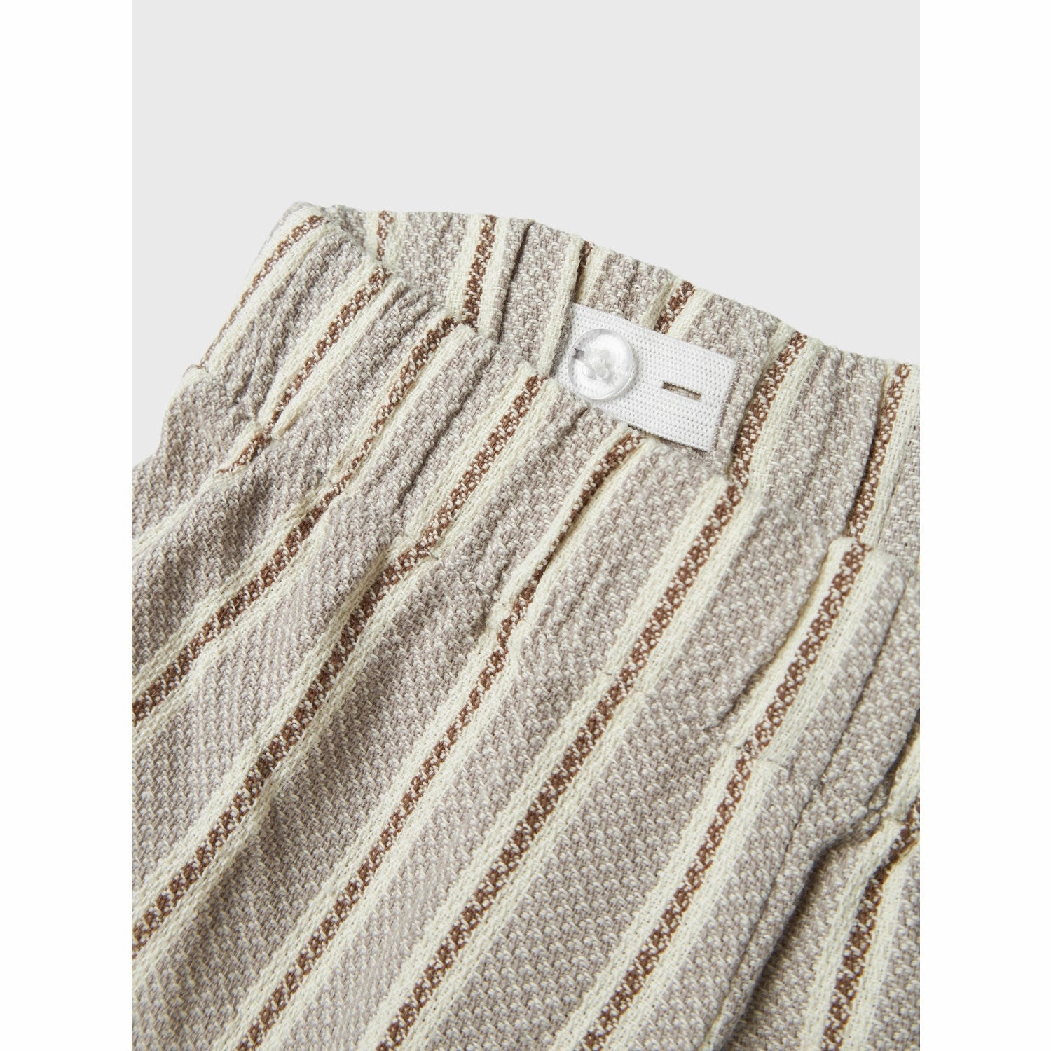 Wear Resistant Fabric Quick Pocket Access Lil'Atelier Mourning Dove Frede Stripe Loose Shorts