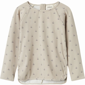 Lil'Atelier Pure Cashmere Farlo UV Swim Top Allover Print