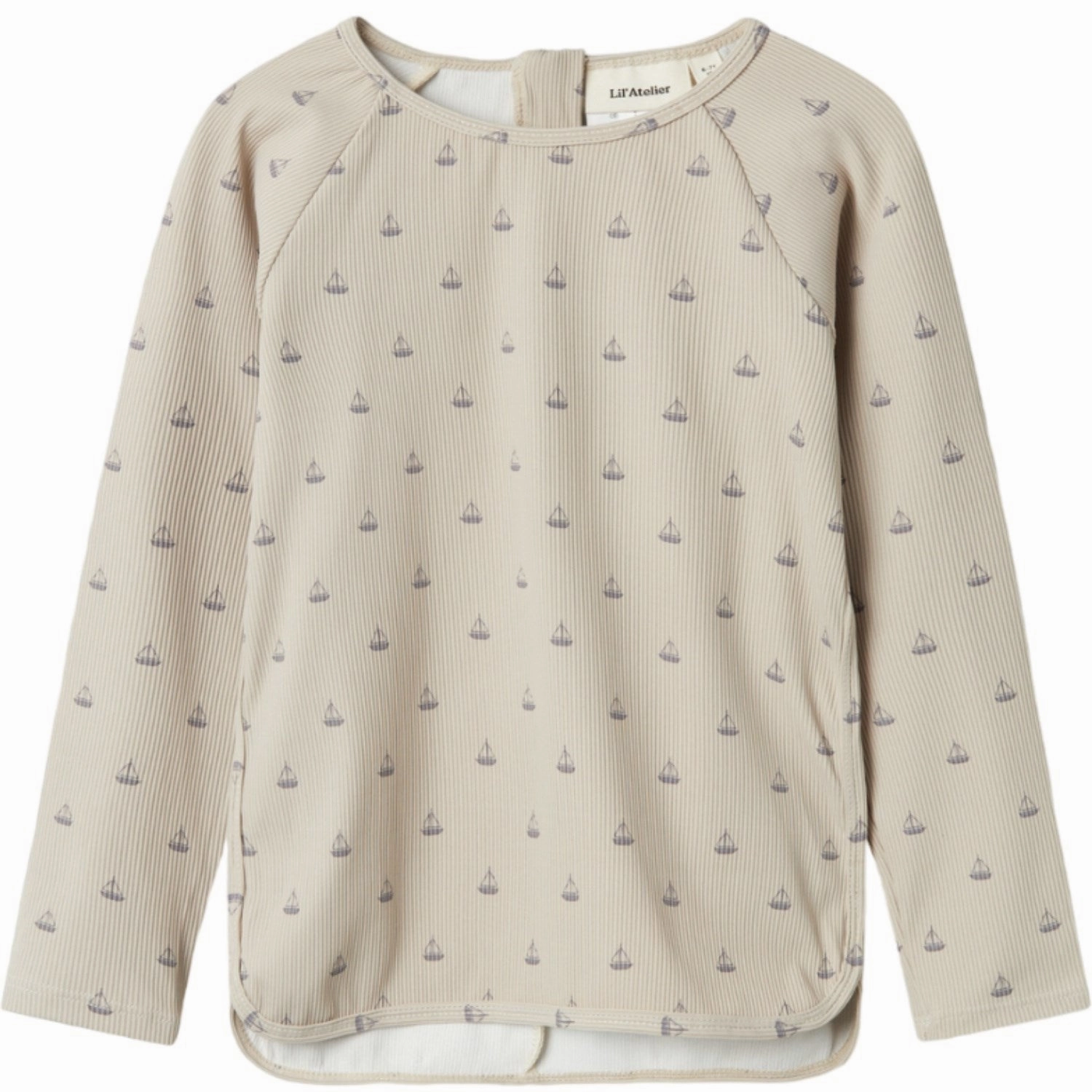 Lil'Atelier Pure Cashmere Farlo UV Swim Top Allover Print