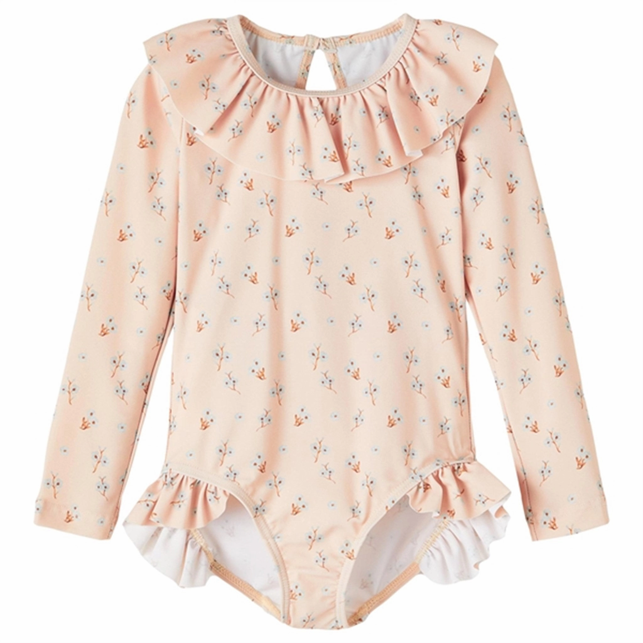 Full Coverage Adjustable Drawcord Lil'Atelier Rose Dust Fiona Swimsuit