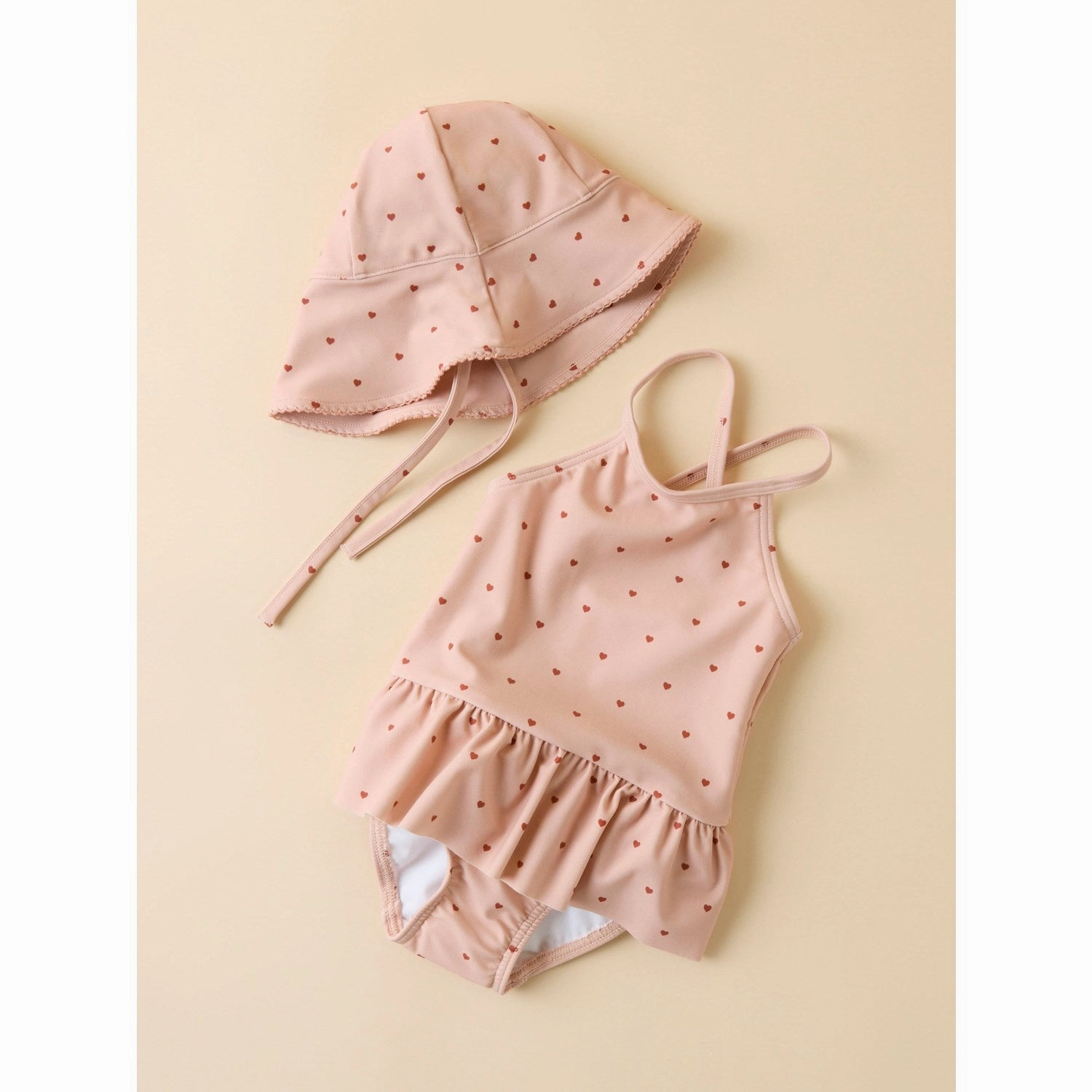 Temperature Regulating Fabric beach trip Lil'Atelier Rose Dust Helga Swimsuit
