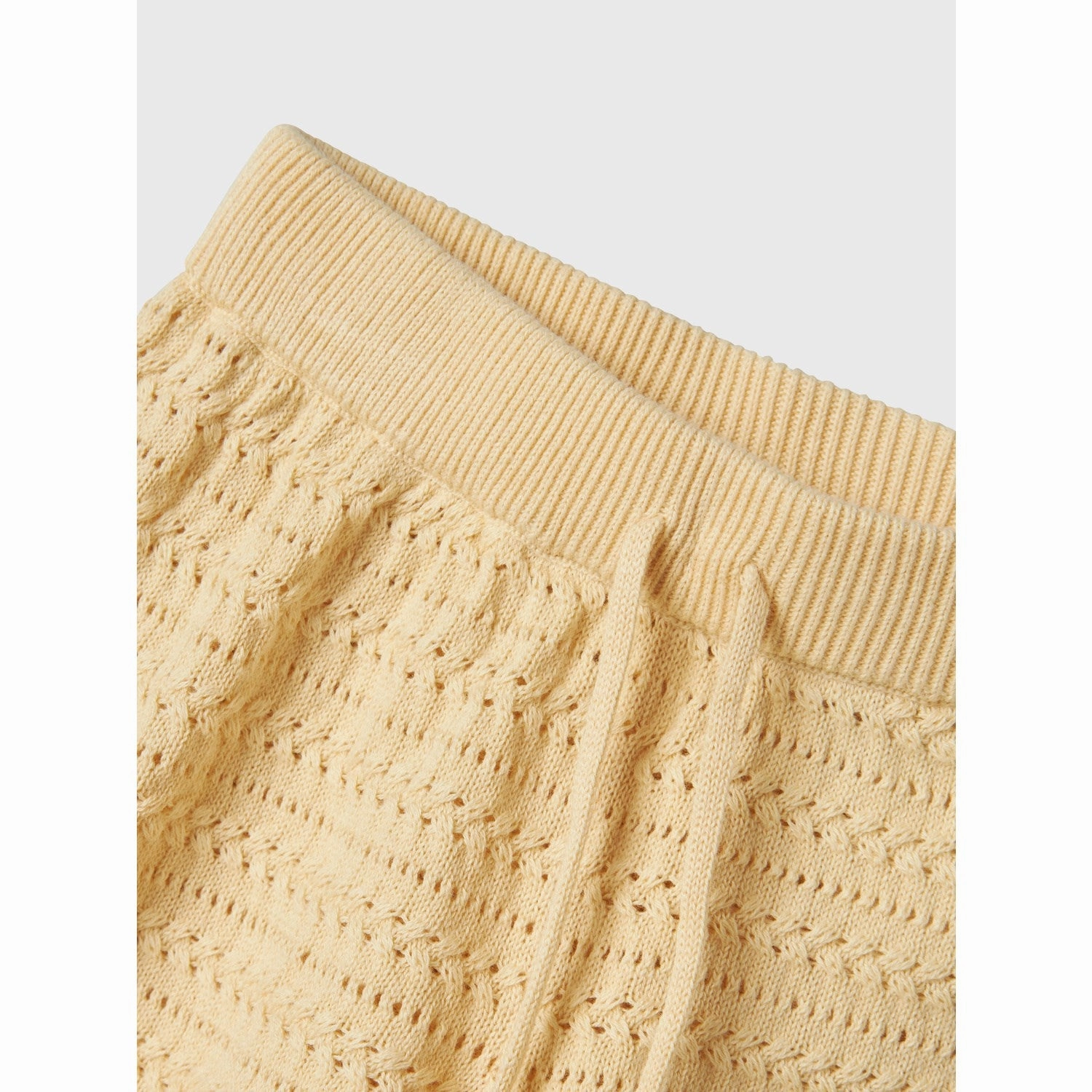 Sun Ready Lil'Atelier Sea Mist Nmfhope Knit Shorts Lil