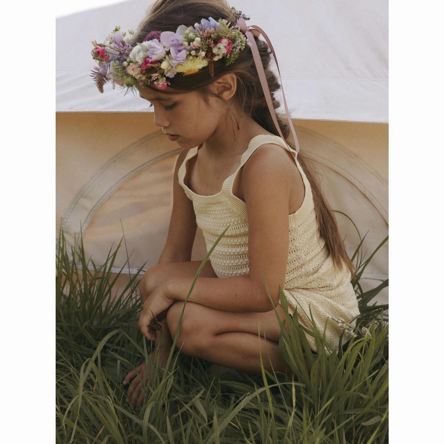 multiple pockets Practical Wear Lil'Atelier Sea Mist Nmfhope Knit Shorts Lil