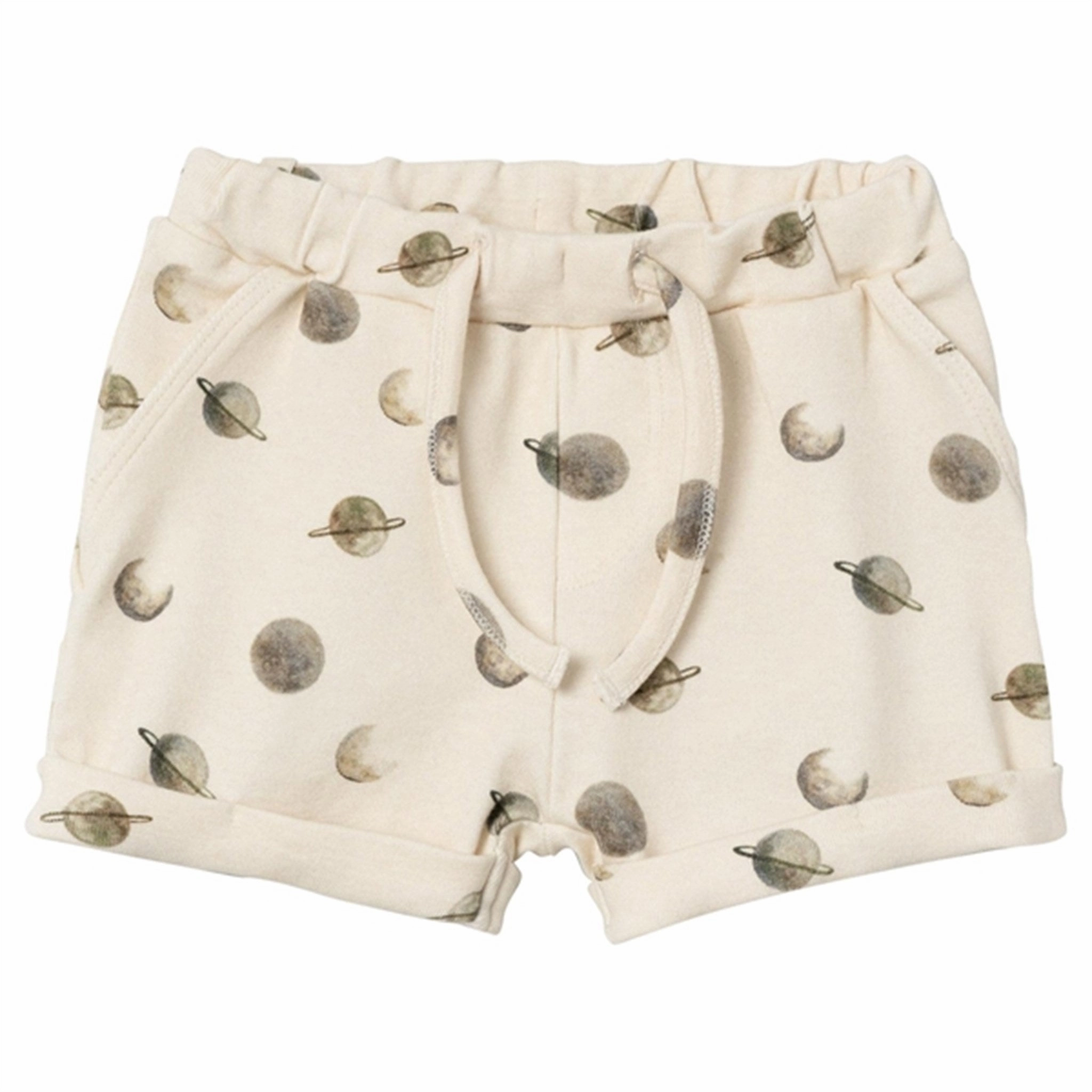 personalized option Lil'Atelier Turtledove Geo Loose Shorts