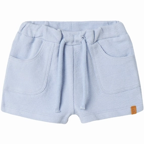 High Waist swim shorts Lil'Atelier Zen Blue Nbmjollo Sweat Shorts Lil