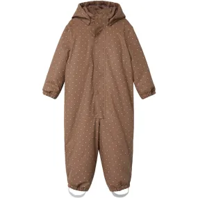 Lil'Atelier Beaver Fur Aop Ladry10 Rub Pad Snowsuit AOP Transitional-Wear
