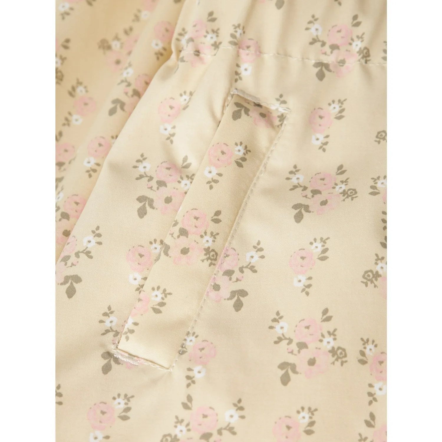 Lil'Atelier Bleached Sand Gerda Long Jacket AOP Fo Stroll Keychain