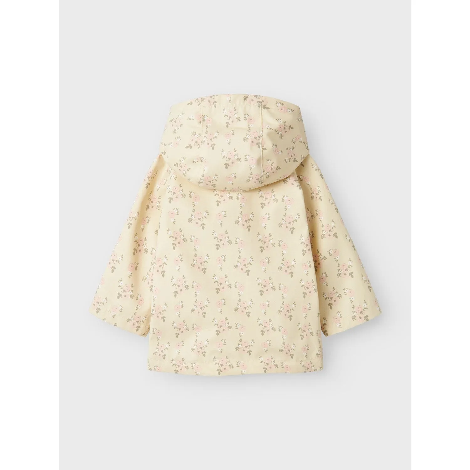 Lil'Atelier Bleached Sand Gerda Loose Jacket AOP Fo Shawl Formal Event