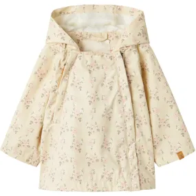 Loose Fit Lil'Atelier Bleached Sand Gerda Loose Jacket AOP Fo