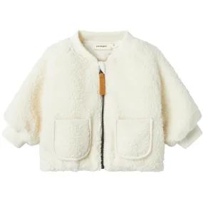 Lil'Atelier Coconut Milk Lajo Bee Bomber Jacket farmers