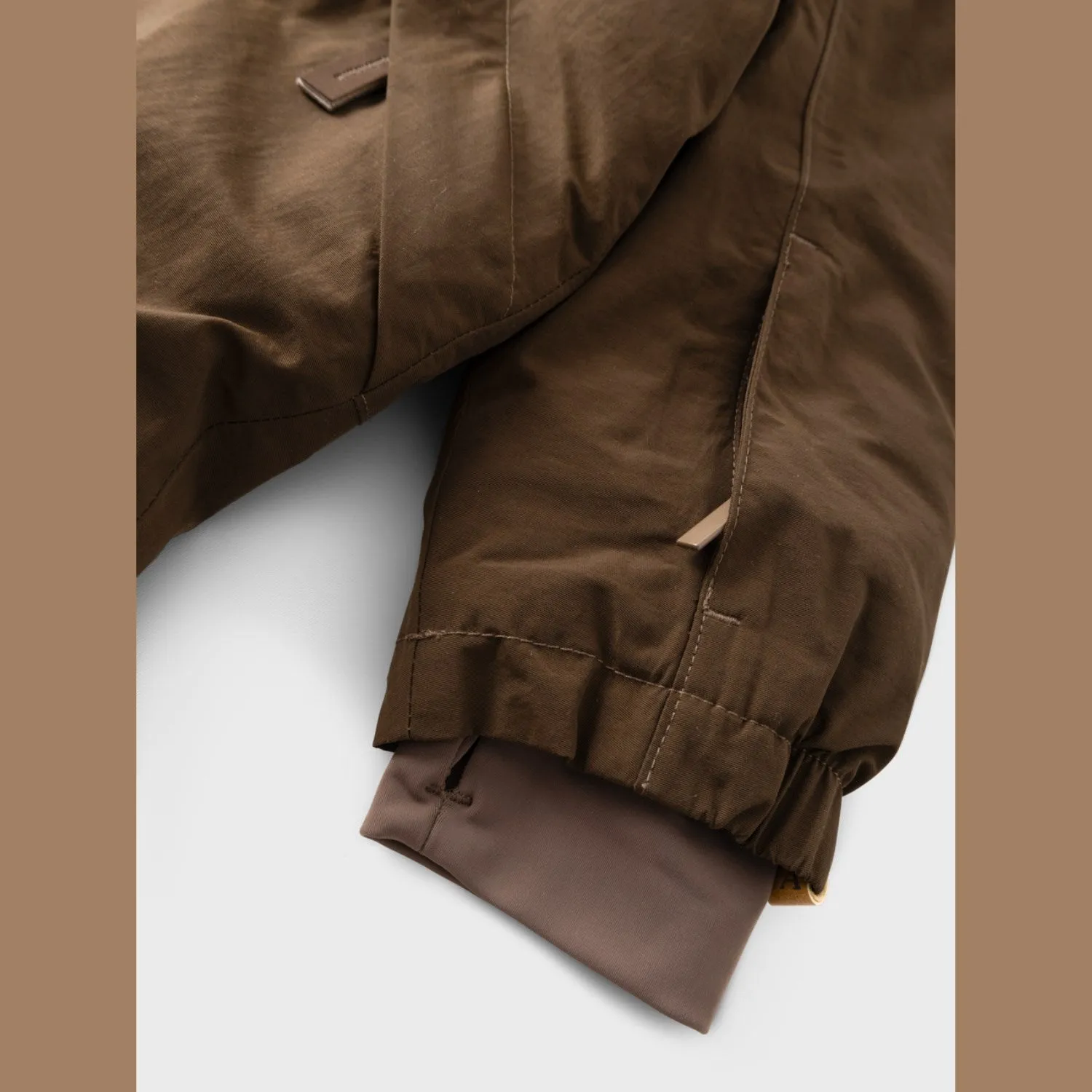 Lil'Atelier Dark Earth Lastorm Snowsuit Fo Pearl-Detail Warm-weather casual wear