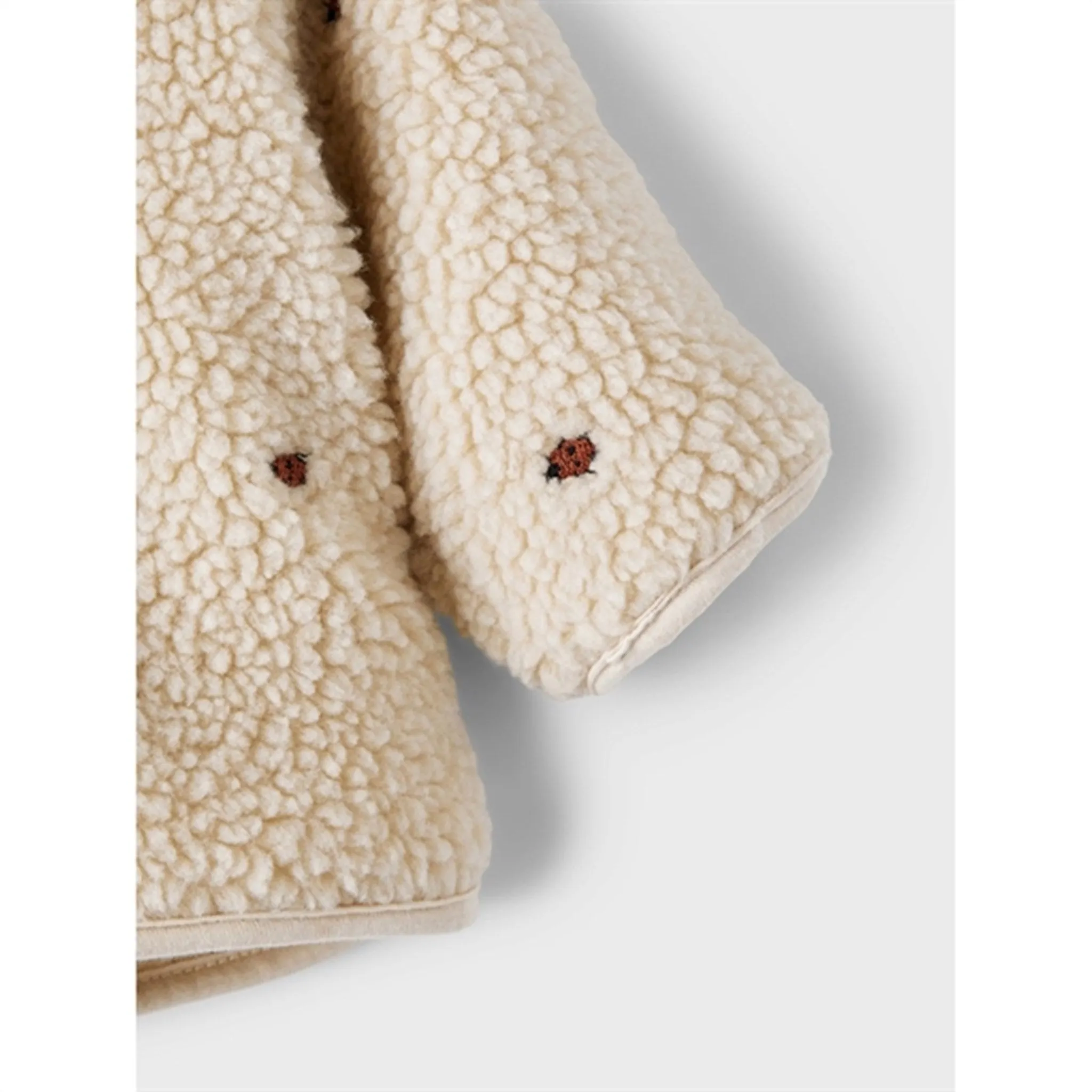 kids Cozy Jacket Lil'Atelier Fog Nalo Loose Sherpa Jacket