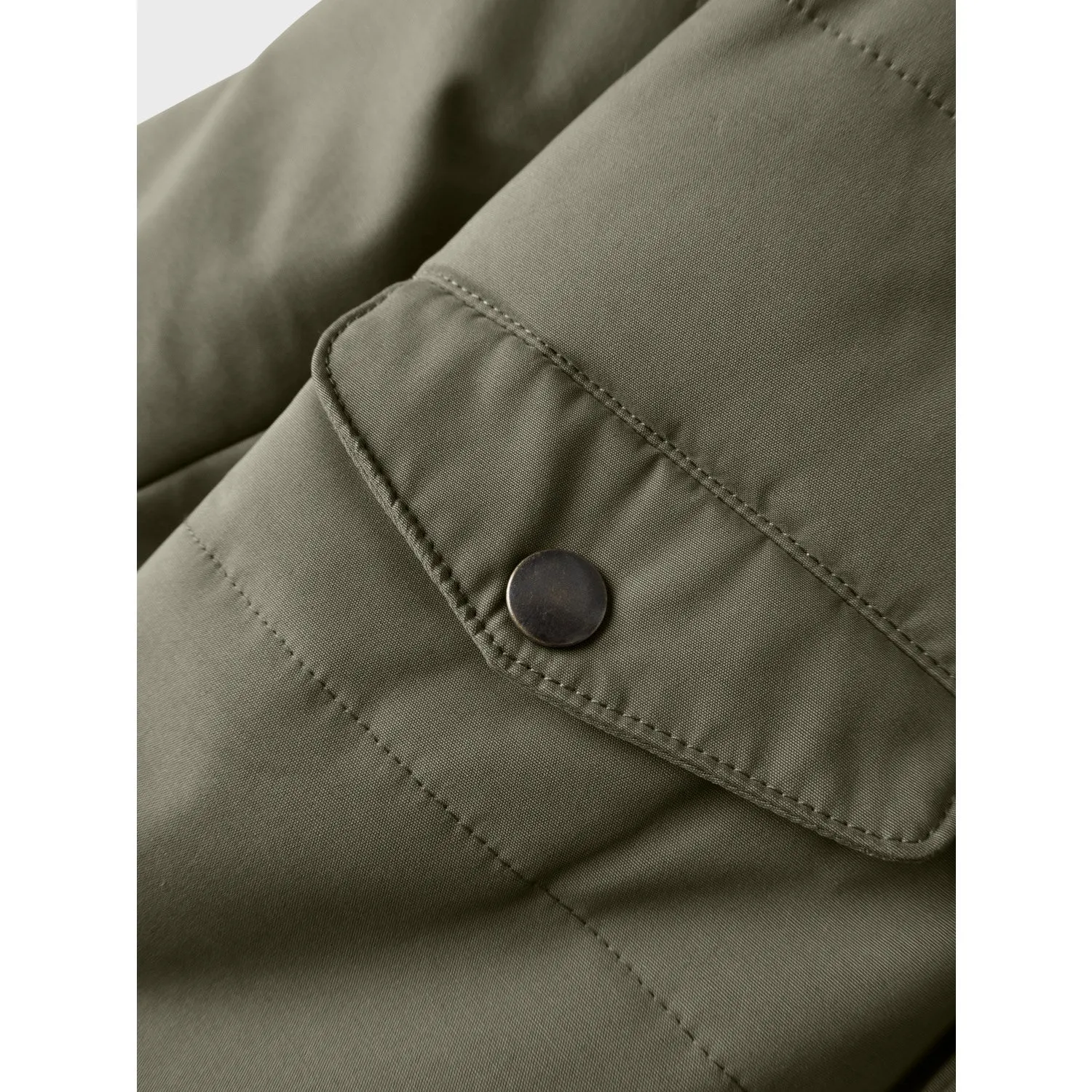 Lil'Atelier Kalamata Godo Padded Long Jacket Protective Padding Fresh Look