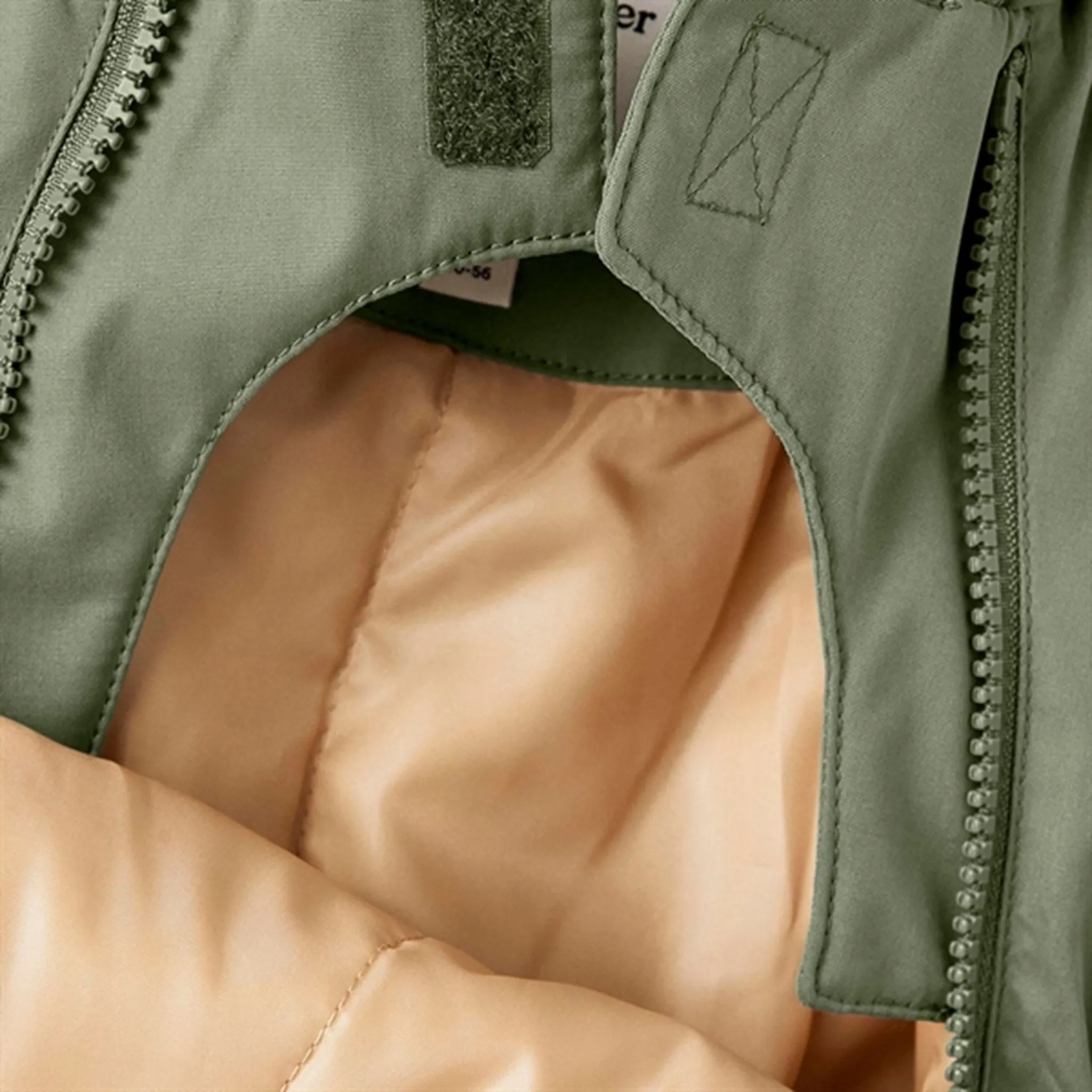 Lil'Atelier Oil Green Golan Loose Jacket bus ride