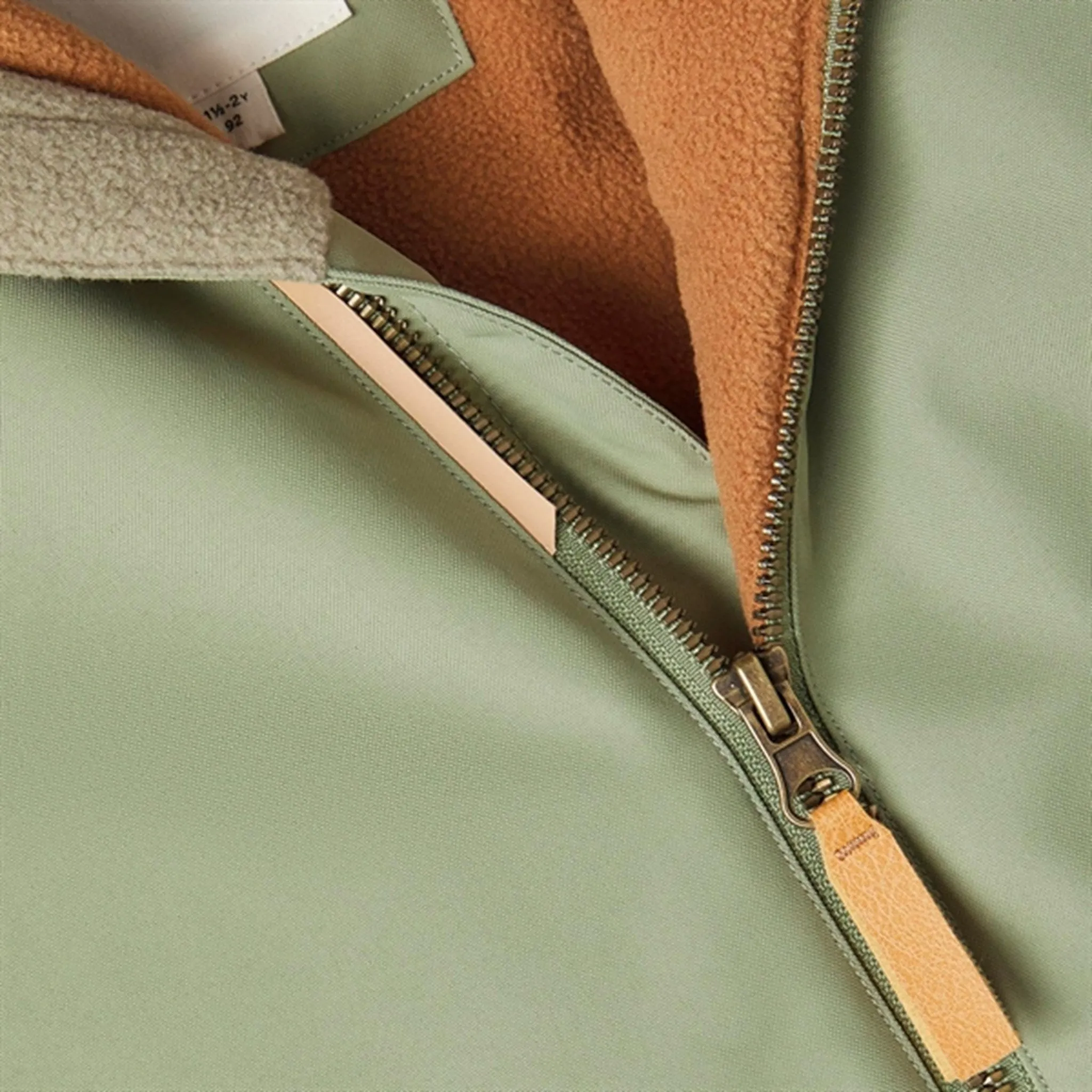 Lil'Atelier Oil Green Lasnow Snowsuit Silky-Lining