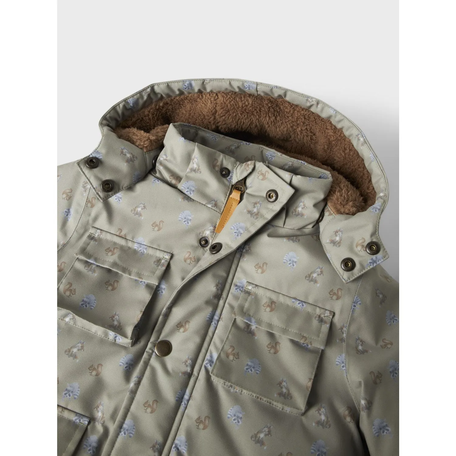 Lil'Atelier Overland Trek Nmmlasnow05 Jkt Aop Fo Lil Feedback Skate