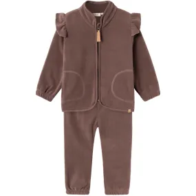 Lil'Atelier Peppercorn Laspektra Fleece Set Travel Style