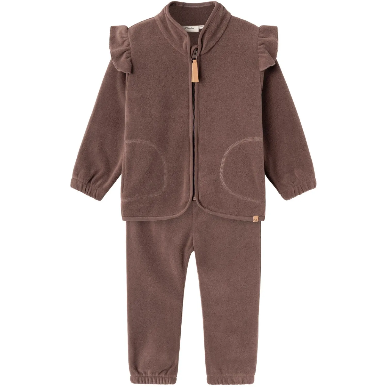 Lil'Atelier Peppercorn Laspektra Fleece Set Travel Style
