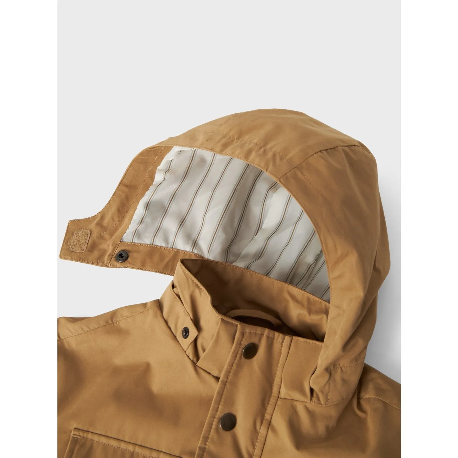 Lil'Atelier Petrified Oak Godo Long Loose Jacket Fo suitable for air sports