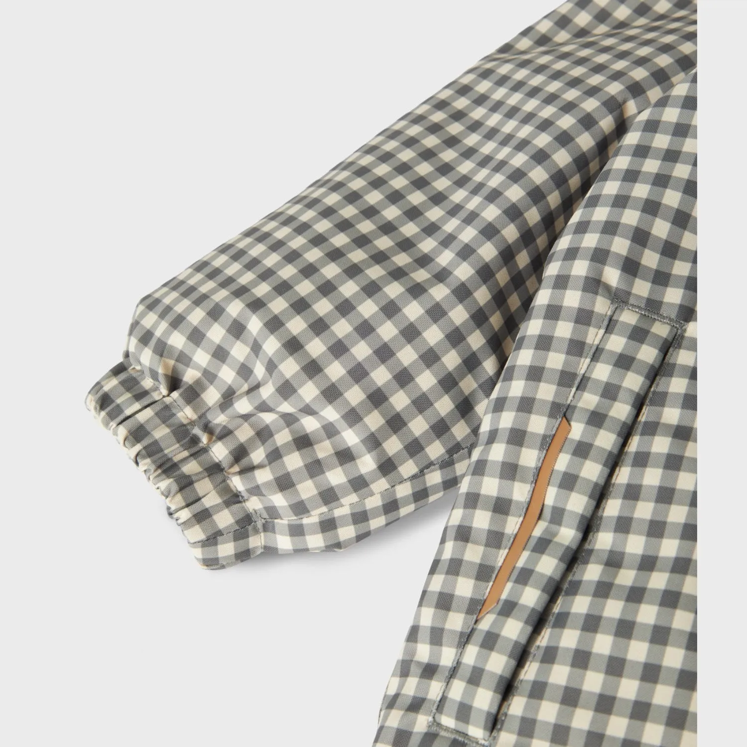 Magnetic-Closure Flattering blouse Lil'Atelier Pewter Lasnow10 Suit AOP 1Fo