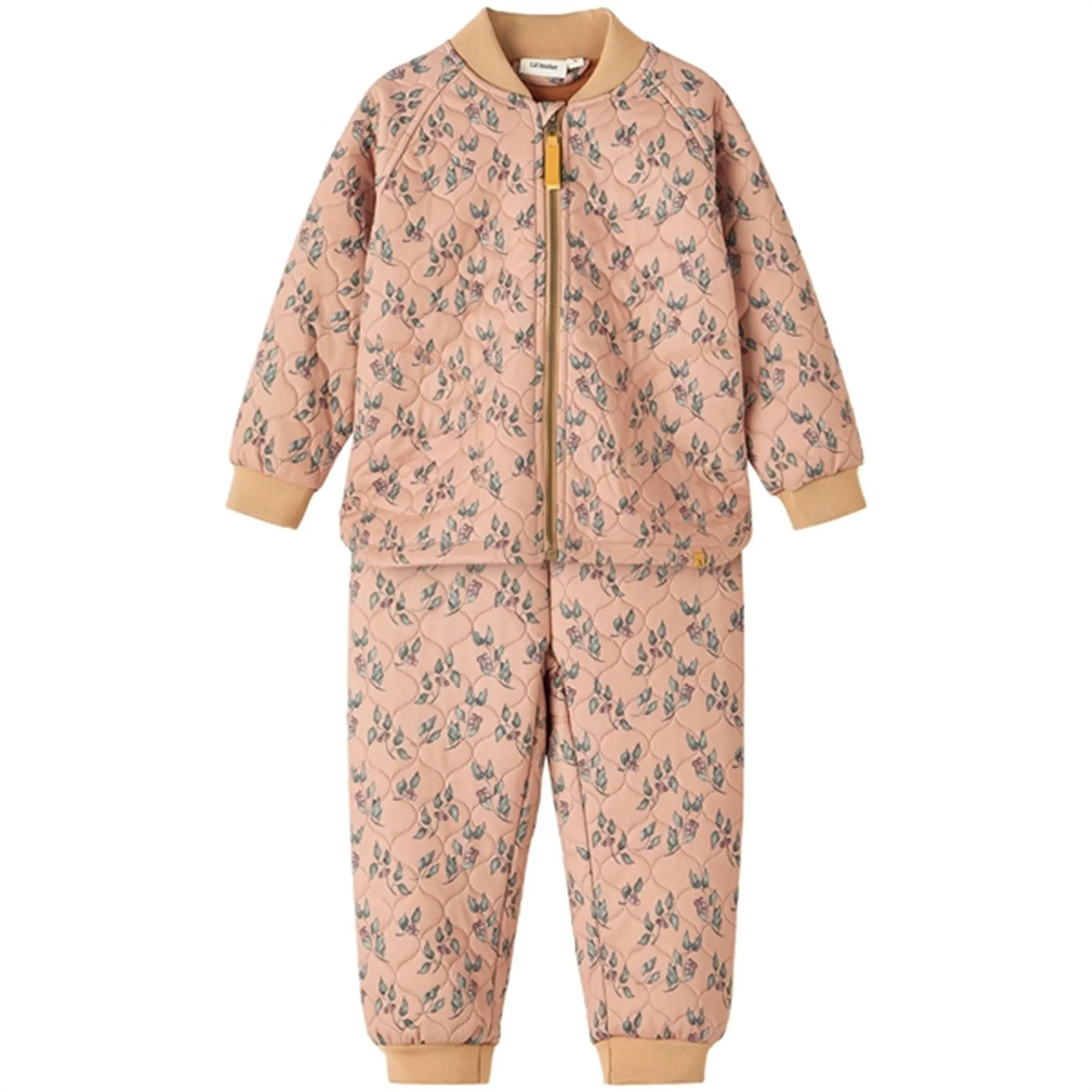 Lil'Atelier Roebuck Lajuno Quilted Set AOP Smooth-Lining