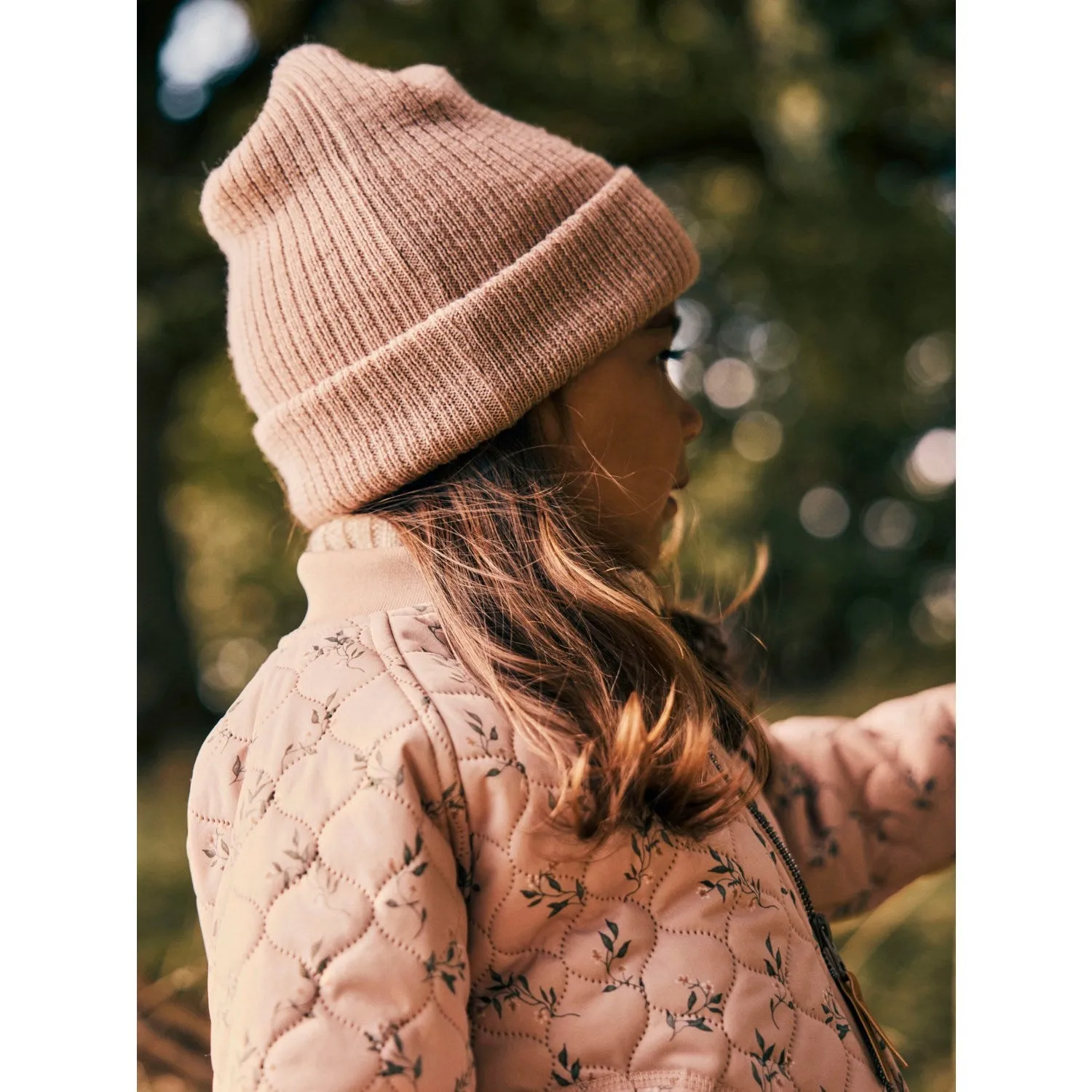 Light chiffon blouse Lil'Atelier Rugby Tan Aop Lajuno Quilt Set AOP