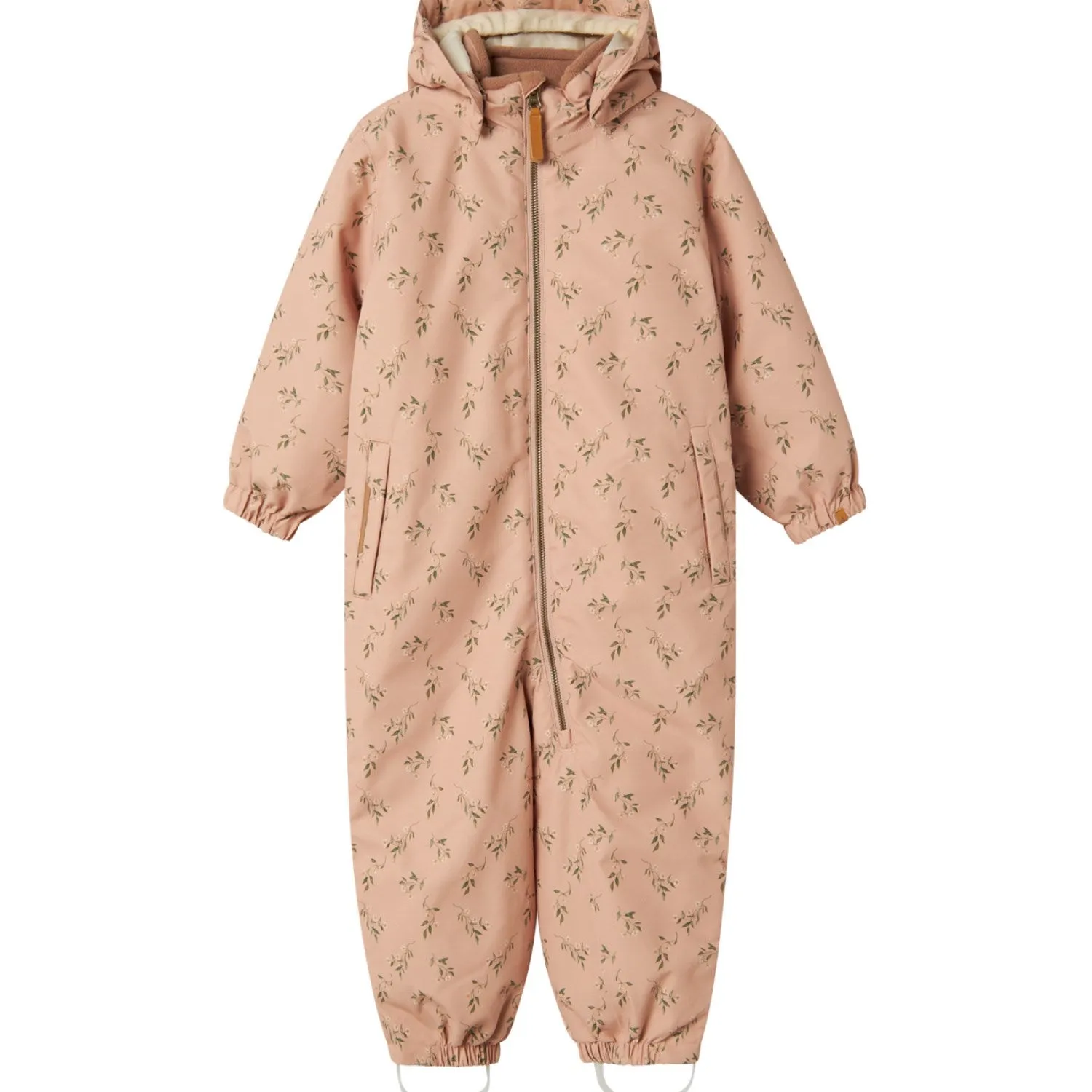 Trendy loose-fit shirt Lil'Atelier Rugby Tan Lasnow10 Suit AOP 1Fo