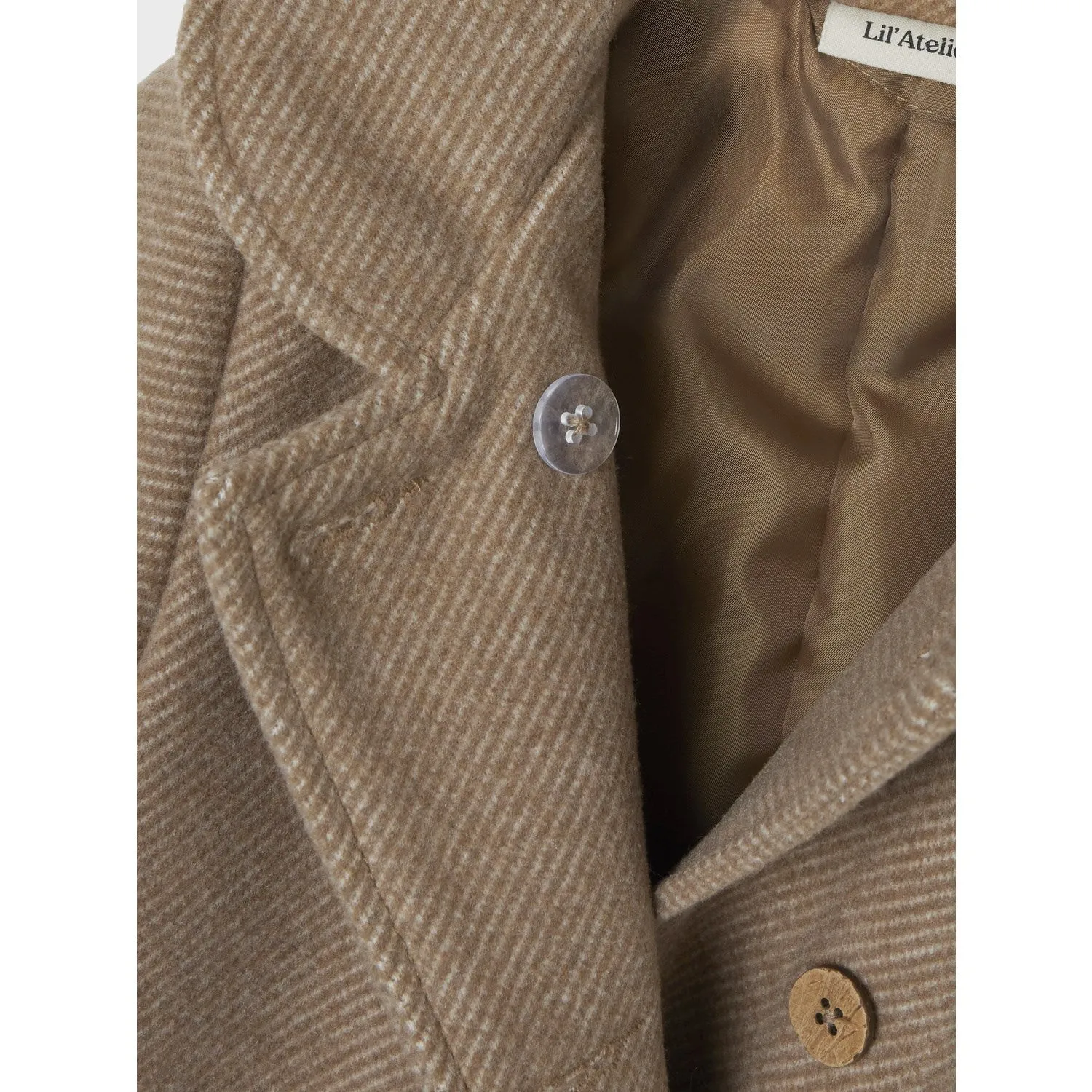 Period Lil'Atelier Travertine Melange Nalina Long Jacket