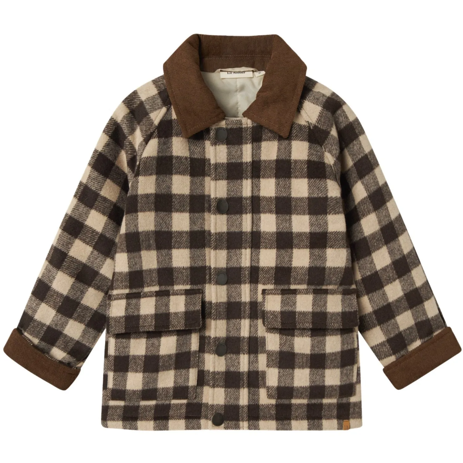 Lil'Atelier Turtledove Nmmnima Loose Jkt Lil Multi Pocket