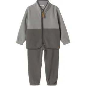 Lil'Atelier Ultimate Grey Nmmlaspektra Fleece Set 1Fo Lil Relaxed Comfort
