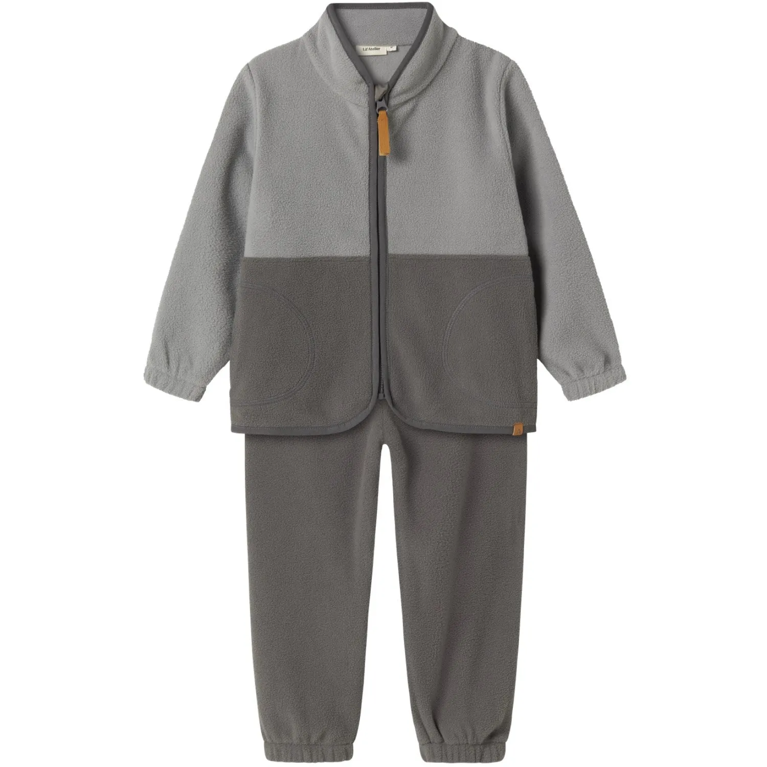 All Season Comfort Technical Layer Lil'Atelier Ultimate Grey Nmmlaspektra Fleece Set 1Fo Lil