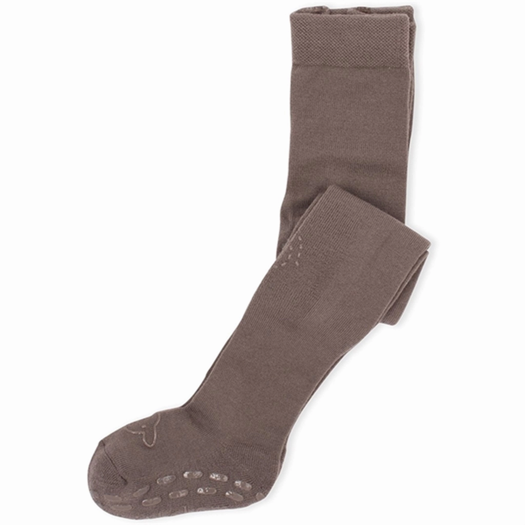 Secure-fit Wide-leg Lillelam Wool Tights Anti-Slip Brown