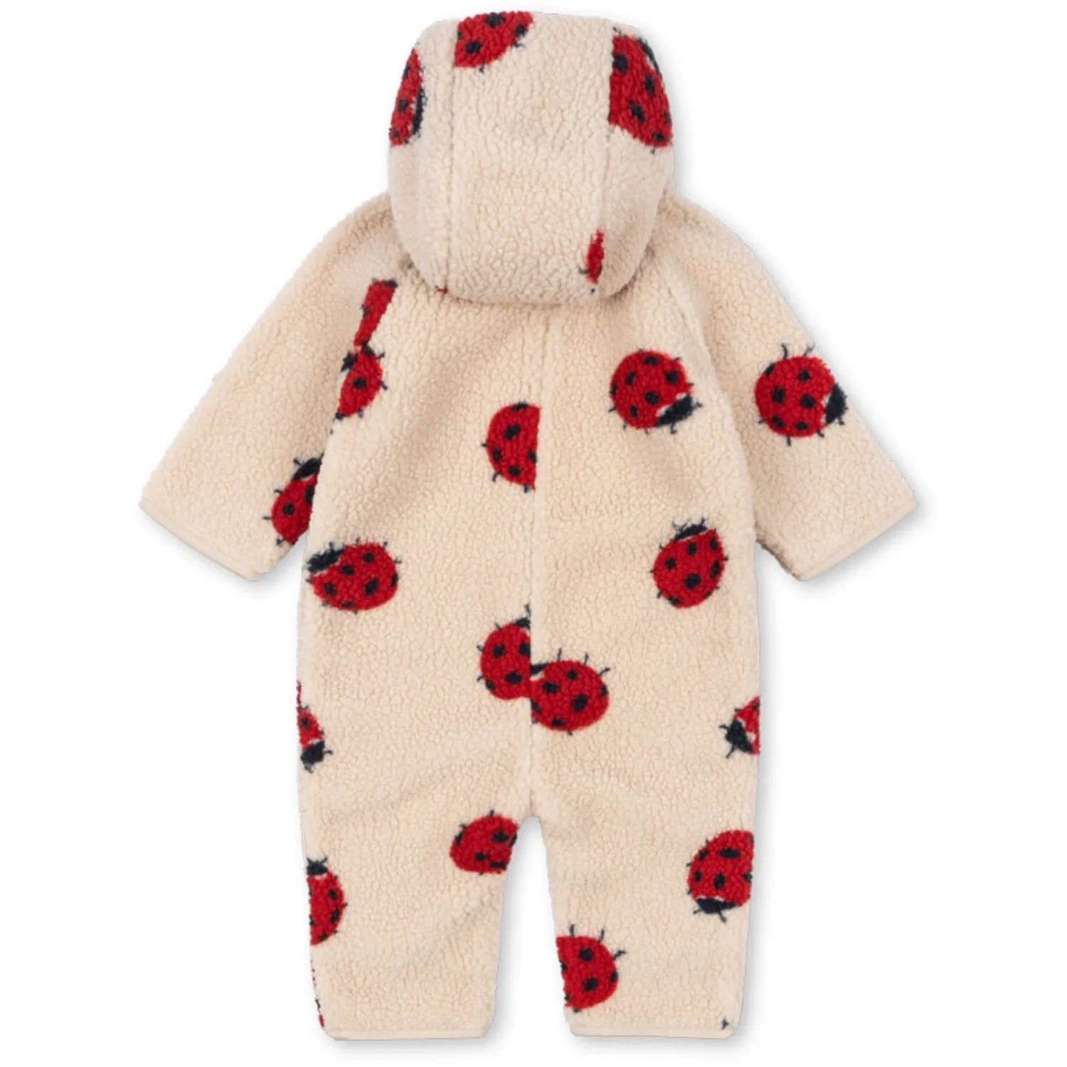Konges Sl?jd Ladybug Sand Jody Teddy Onesie Grs Geometric-pattern