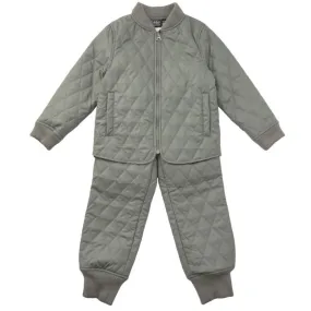 Sofie Schnoor Army Green Williamsk Thermo Set foldable Versatile layered shirt