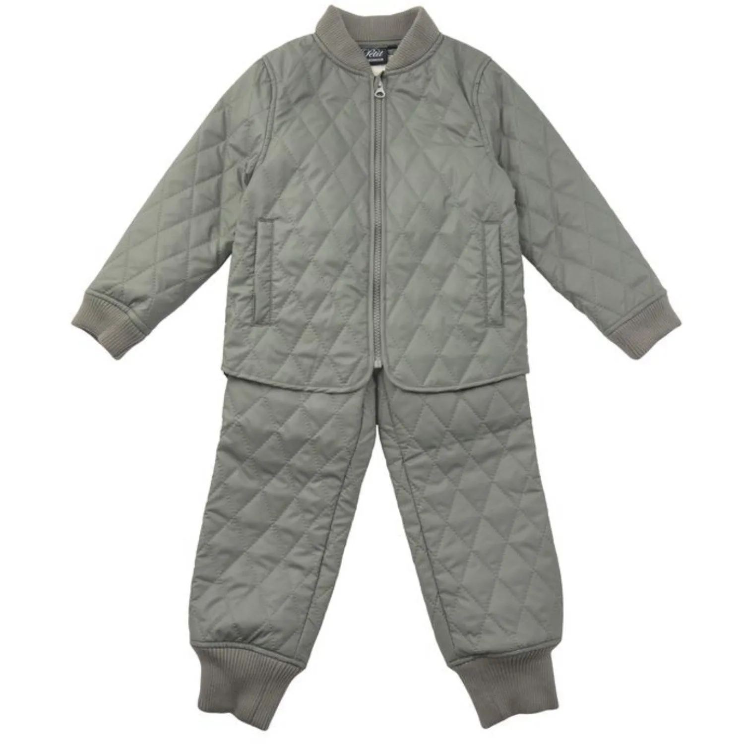 Sofie Schnoor Army Green Williamsk Thermo Set foldable Versatile layered shirt