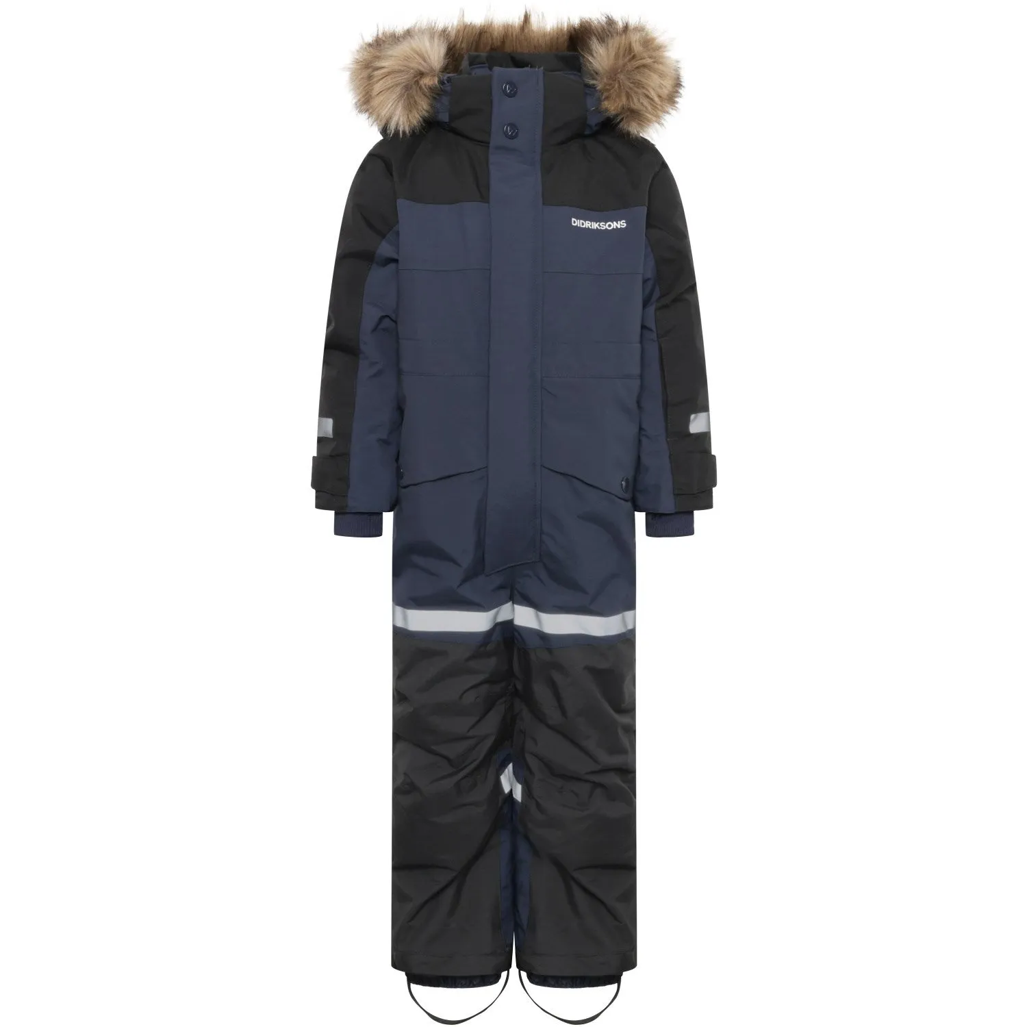 Water-resistant Contrast-Panel Didriksons Navy Bj?rven Kds Cover 4