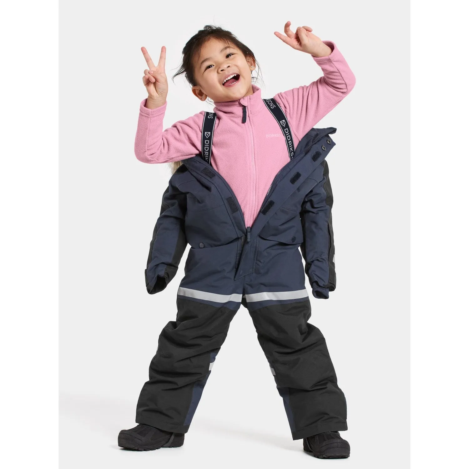 Button-front Rooftop-Event Didriksons Navy Bj?rven Kds Cover 4