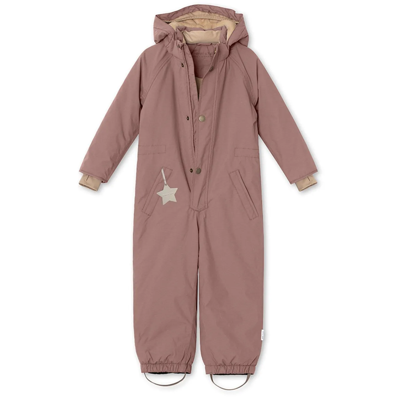 Mini A ture Light plum Wanni Fleece Snowsuit Comfortable spring blouse