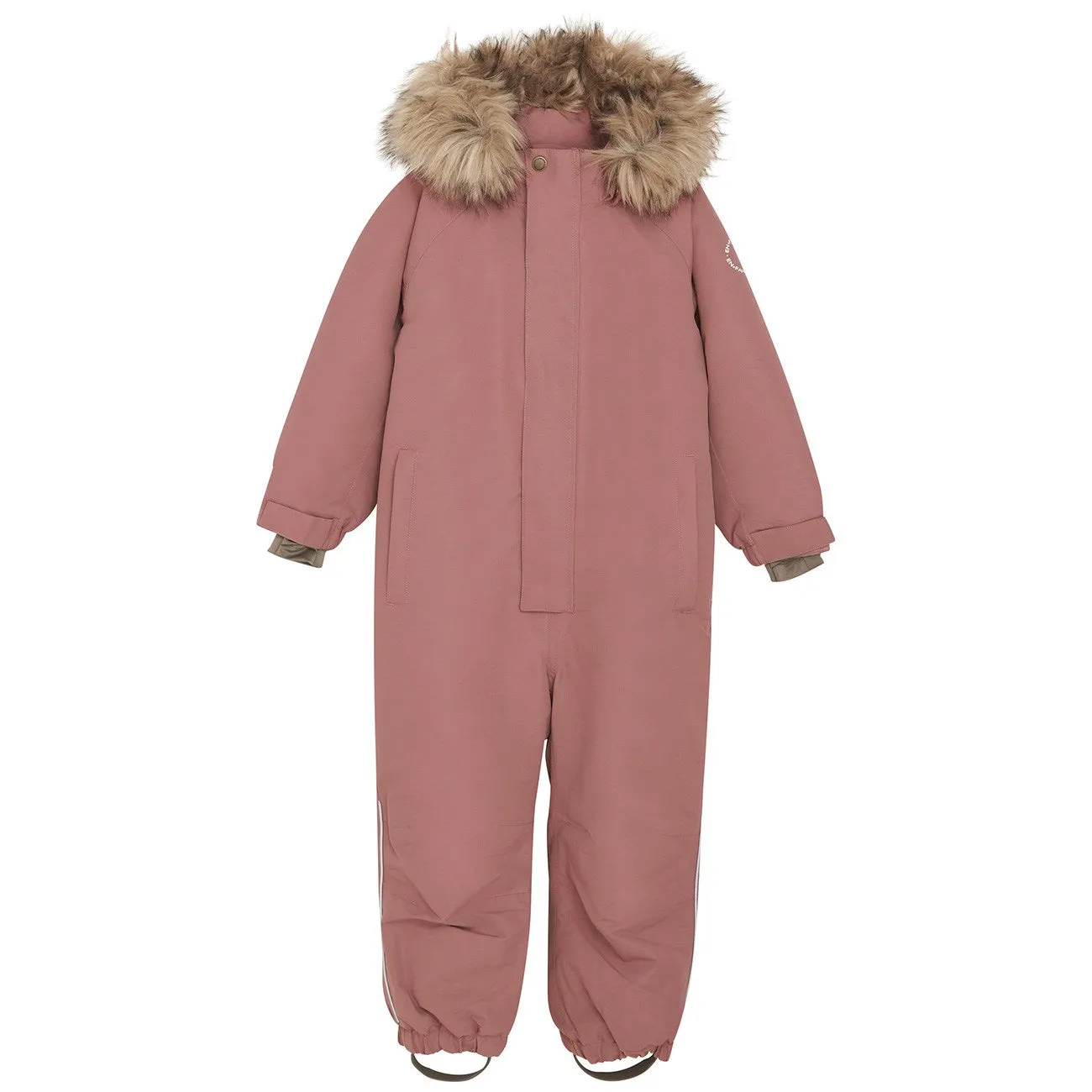 Soft long-sleeve top custom-fit En Fant Burlwood Snowsuit m. Fake fur
