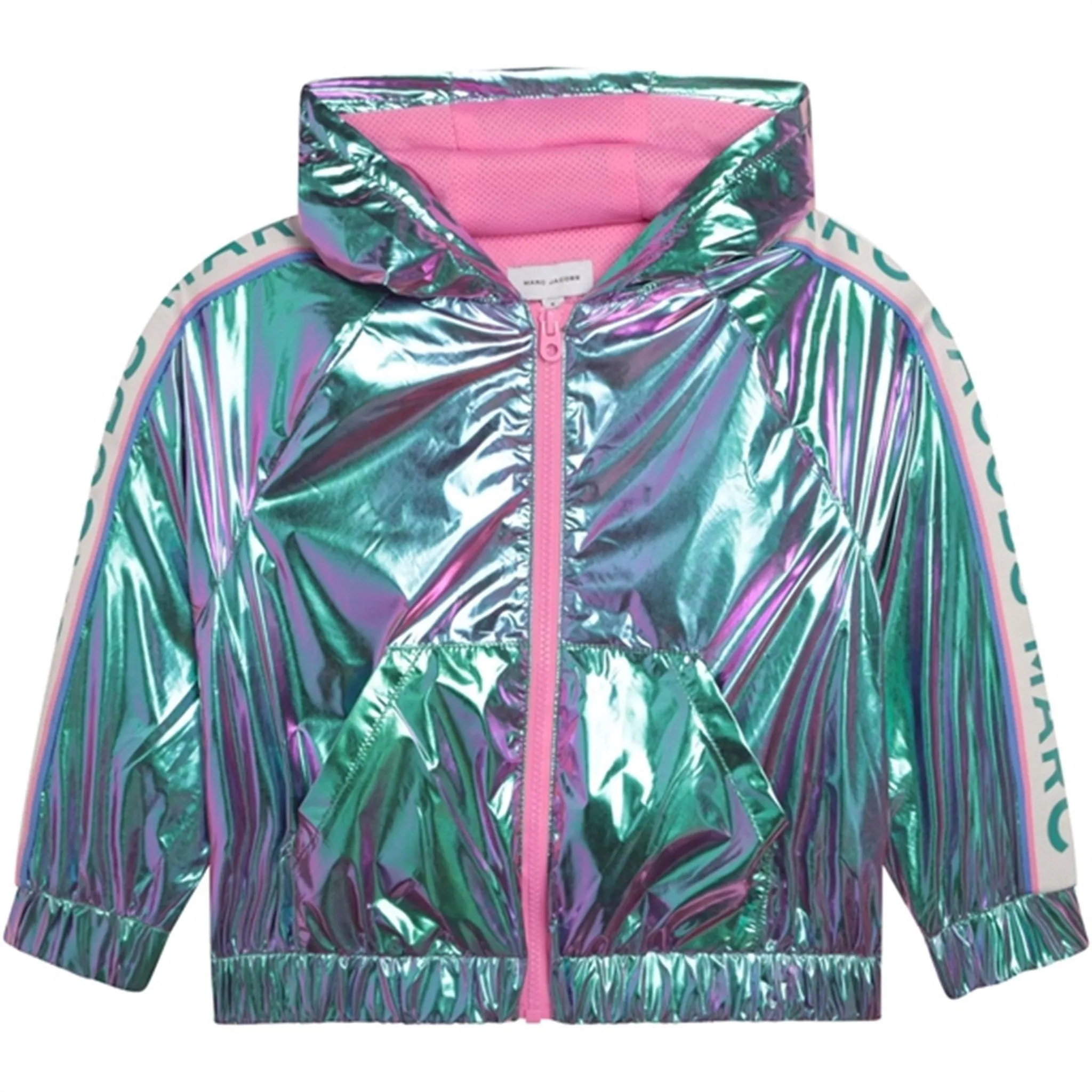 Little Marc Jacobs Jacket Apricot Lightweight Waterproof Unstructured Shoulder Cut