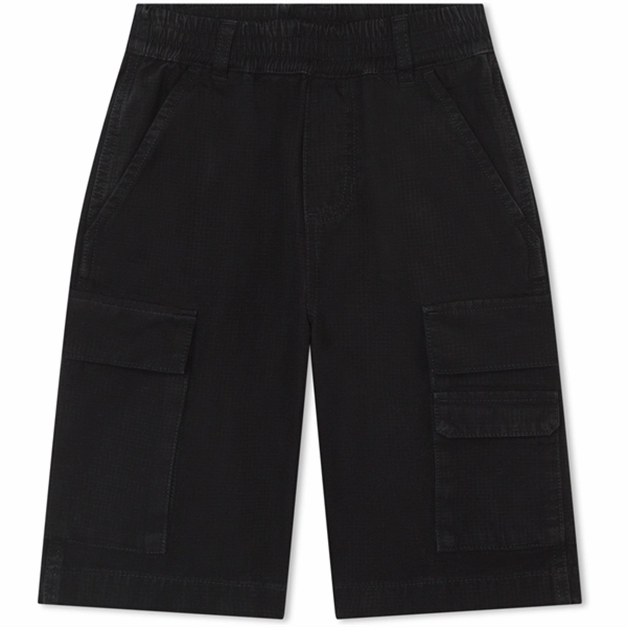 Little Marc Jacobs Black Bermuda Shorts Functional Clothing button-down look