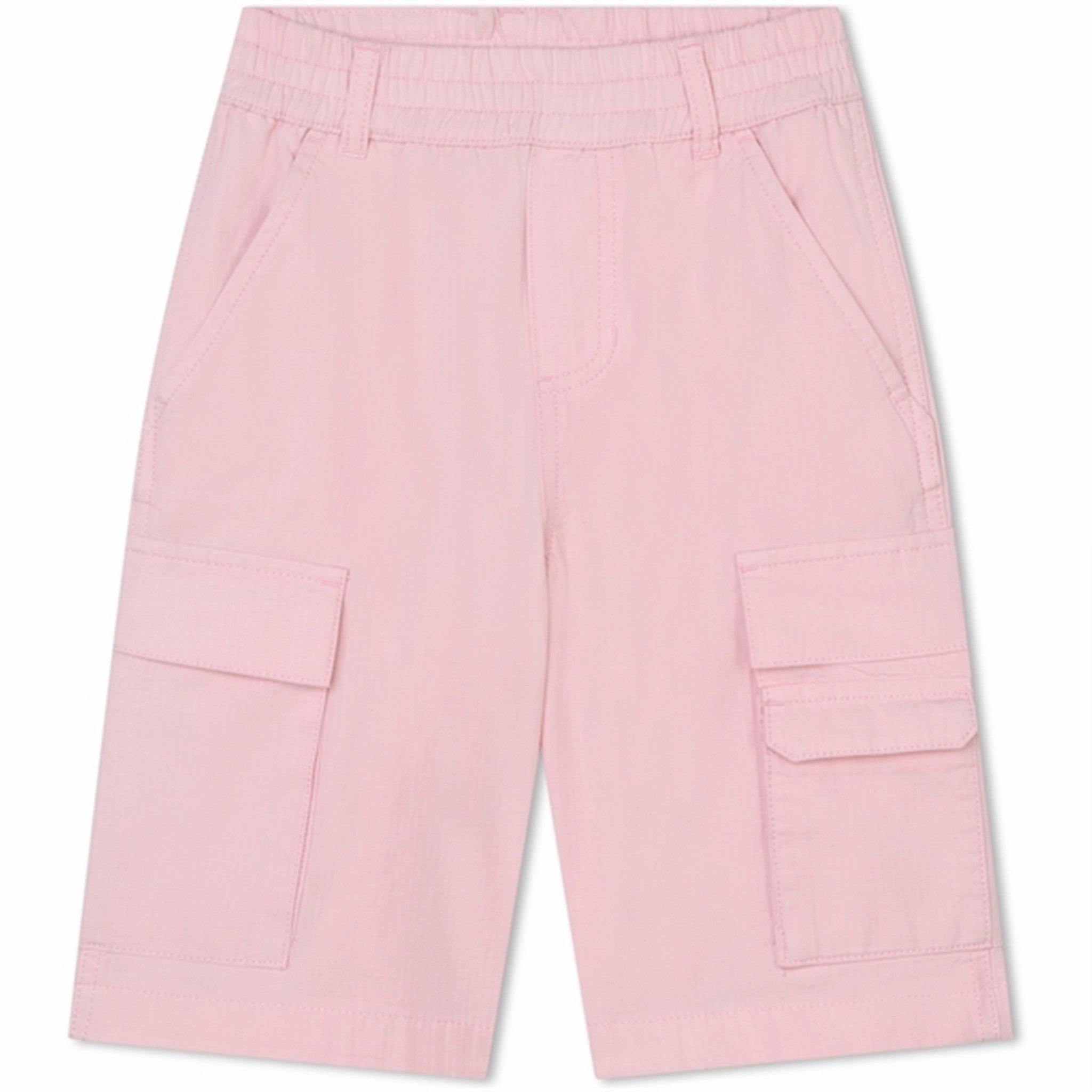 Mid Rise plain shorts Little Marc Jacobs Pink Washed Pink Bermuda Shorts